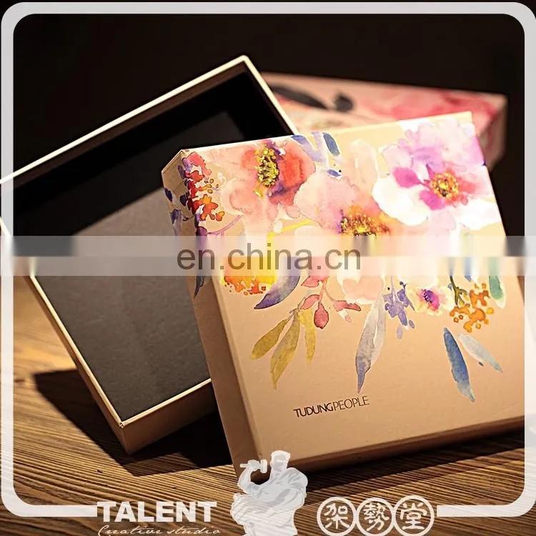 custom printed carton paper gift box