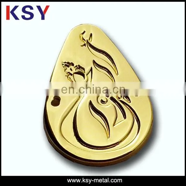 Hot sell custom metal clothing label