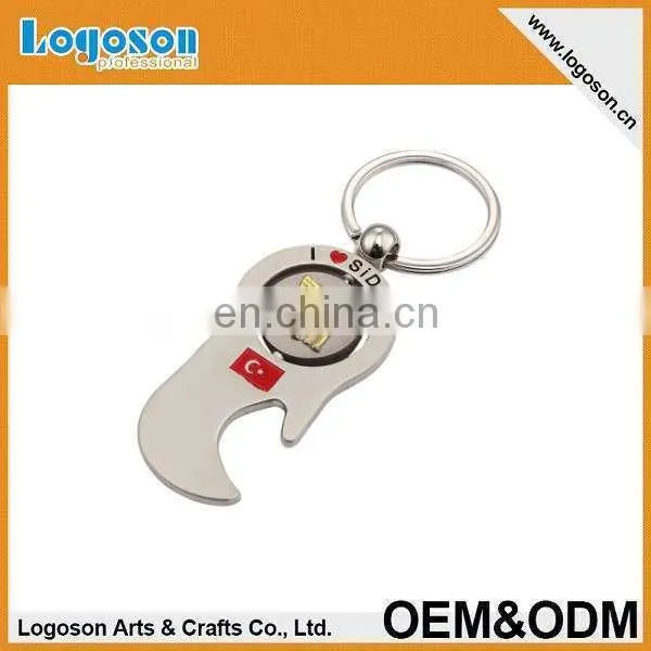 2015 novelty gift souvenir items custom design keychain compass souvenir