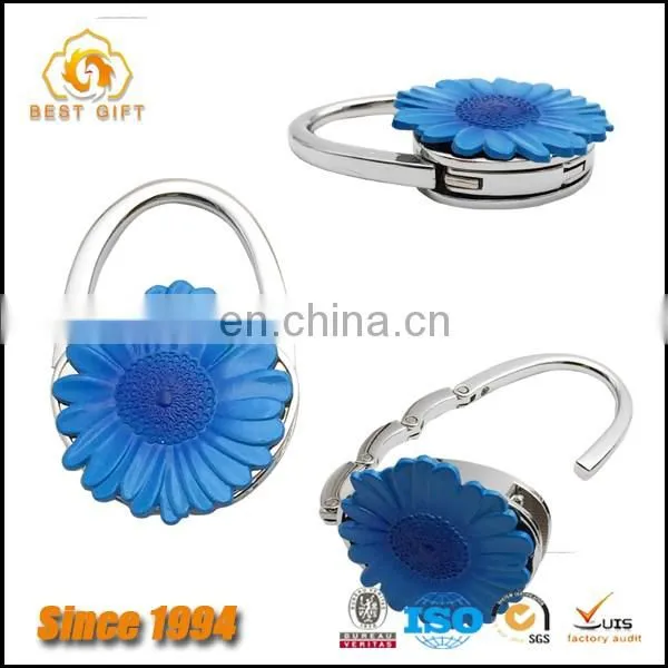 Peacock Foldable Purse Handbag Hook Table Hanger