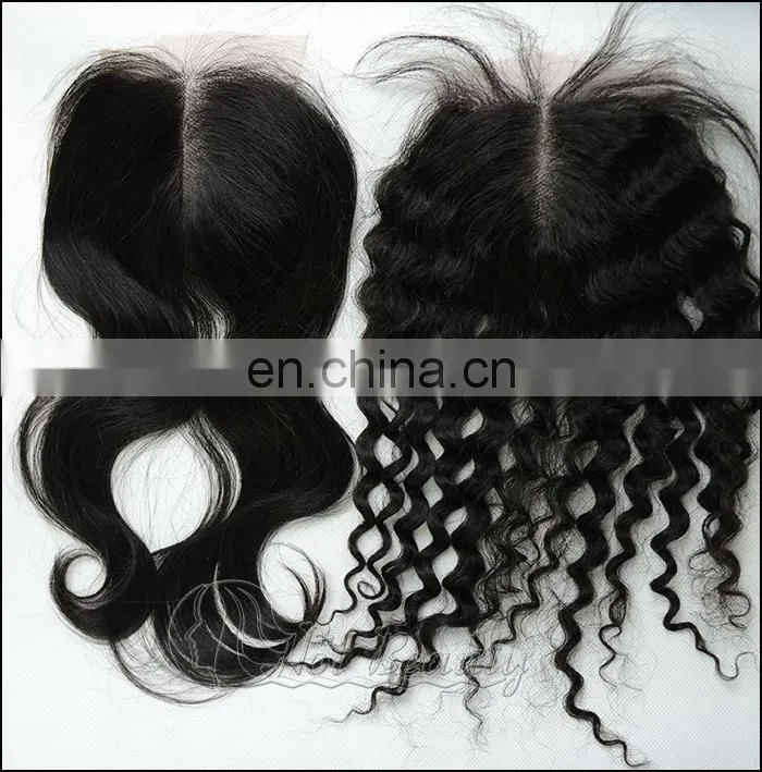 Natural Raw Peruvian Hair Lace Frontal 4*4 Virgin Hair Closure
