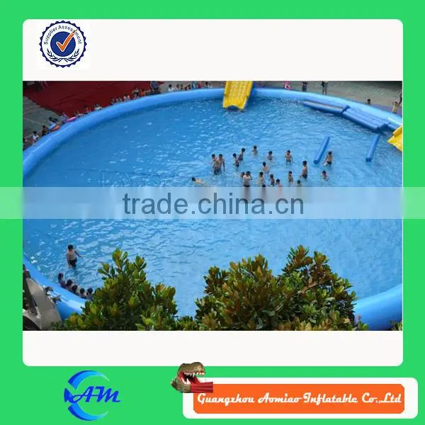 Big floating inflatable boat swimming pool best selling swimming pool inflatable for playing