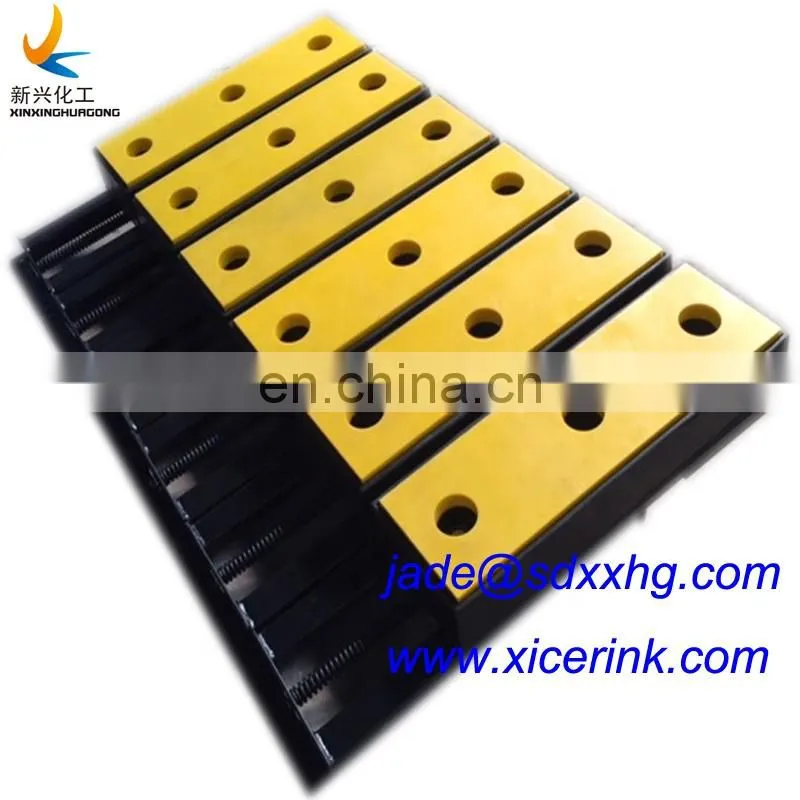 UHMWPE bumpers strip Sliding UHMW PE dock bumper pads loading dock bumper 500 UHMWPE dock buffer bumper heavy traffic door