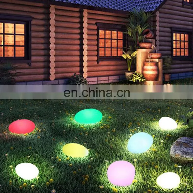 outdoor Waterproof rechargeable 16 colors changed remote control LED lighting sphere ball
