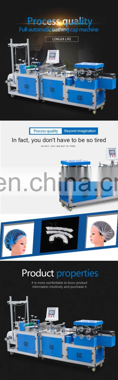 disposable Nylon Hairnet mesh cap making machine
