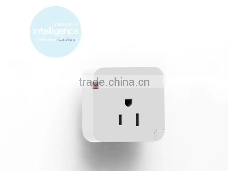 mini portable power bluetooth wifi wireless wall light American USA standard smart plug socket