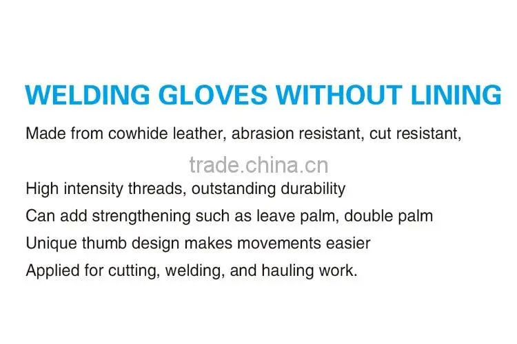 14"/16" long length importers of man cow leather gloves china manufacture LG038