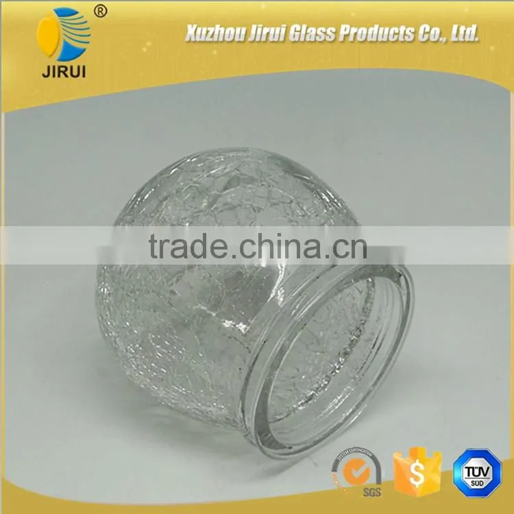 clear wide-necked quenching lamp shade