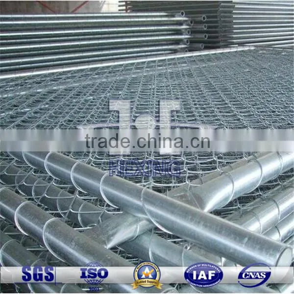 Galvanized temporary fencing (Anping Factory, ISO9001:2008)