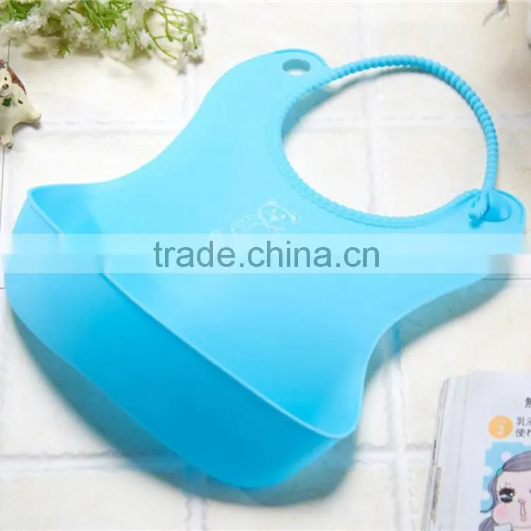 2016 Safe-Easy Wash-Waterproof Silicone Baby Bibs