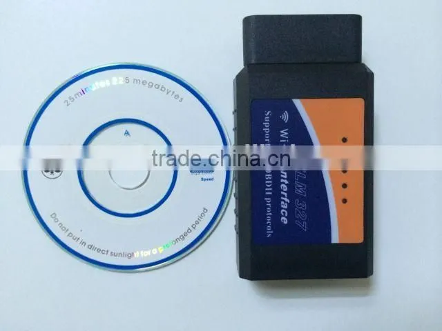 elm327 obd2 Protocols elm327 Wifi Diagnostic tool Elm 327 V2.1 Wireless for Iphone and Android