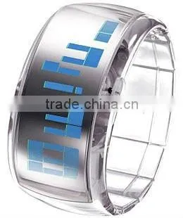 fashion plastic kids LED watch with colorful design
