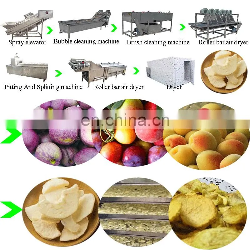 High Quality Dried Apple Slices Processing And Production Line Machinery And Equipment