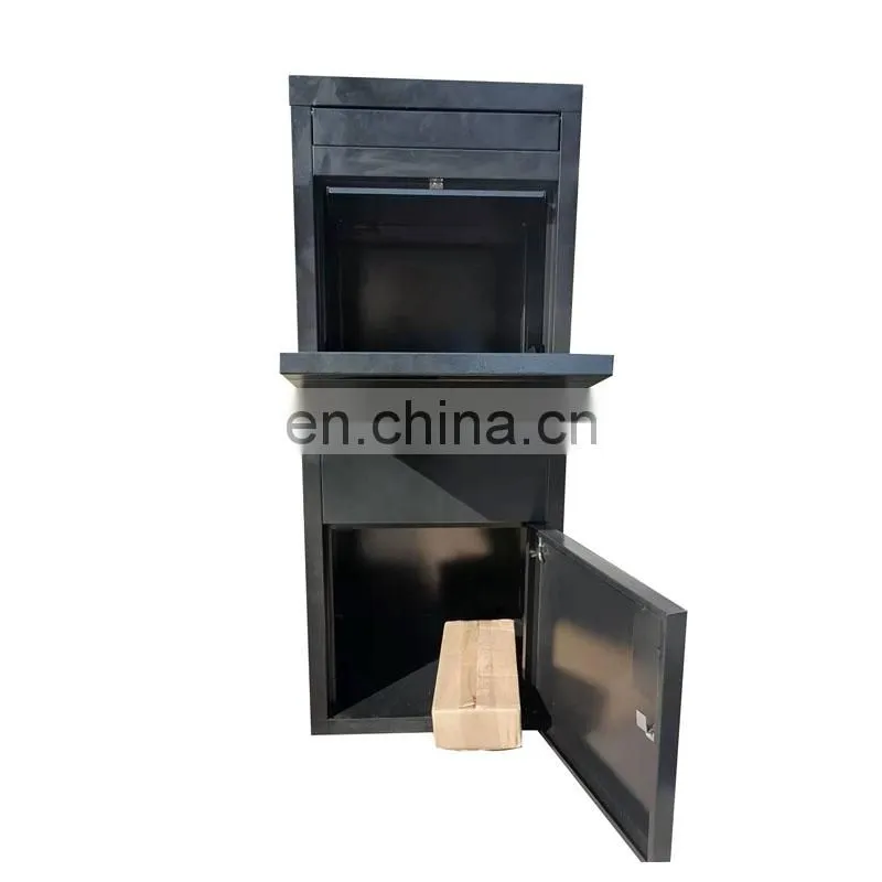 Large Package Waterproof Outside Metal Steel Letter Mail Mailbox Post Wall Mount Outdoor Smart Parcel Delivery Drop Box