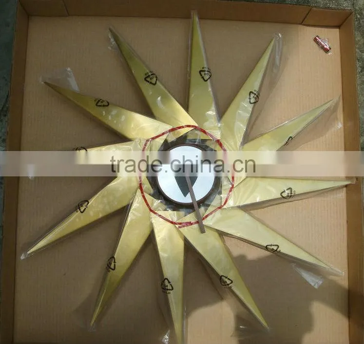 George Turbine sun shape wall clock