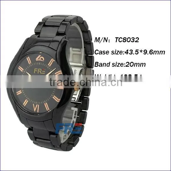 ceramic watch own brand watch black color