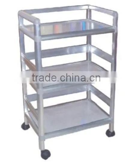 aluminium alloy cheap tool trolley for beauty , spa beauty trolley
