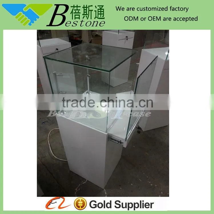pure white unique wooden display stand for jewelry
