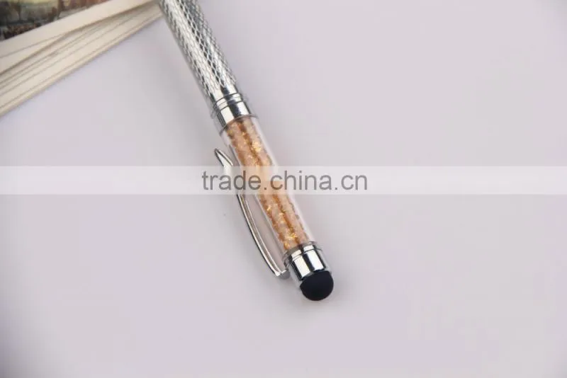 Heavy metal pen with crystal touch pen