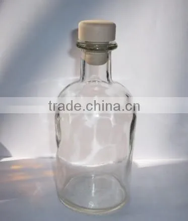 round diffuser bottle/ aromatherapy oil glass bottle