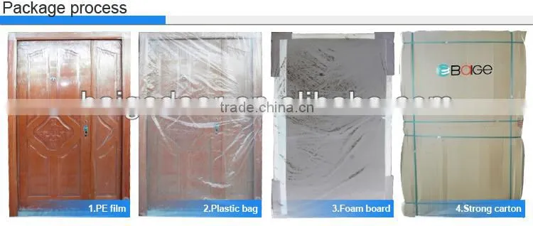 BG-F9017 anti fire resistant exterior steel door