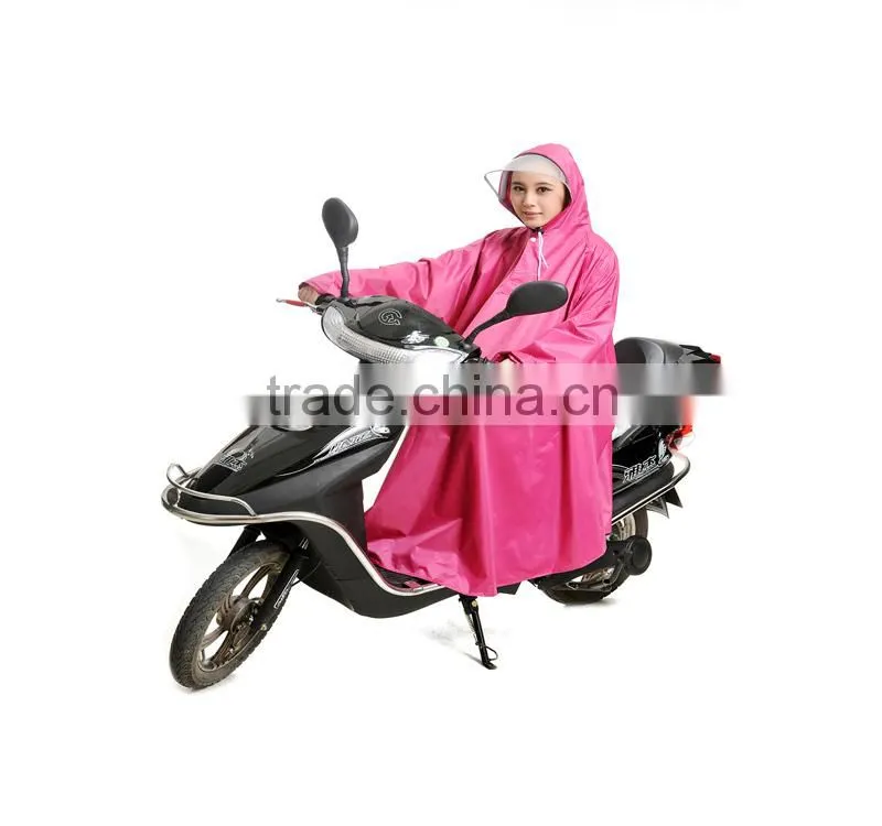 Unisex outdoor waterproof raincoat knee length raincoat