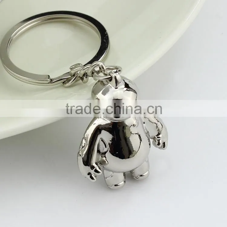 Robot Zinc Alloy Ultra Marines White Doll Pendant Metal Keychain