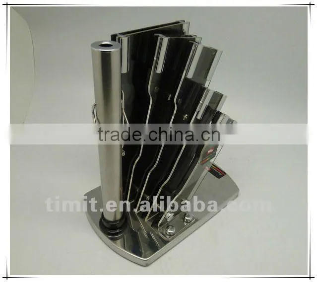 8pcs stainless steel hollow handle good quality kitchen knife