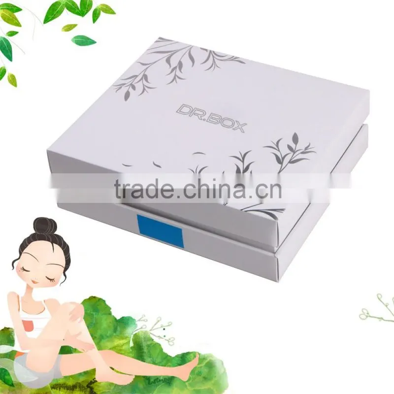 Luxury paperboard cosmetics suit packing with blister insert