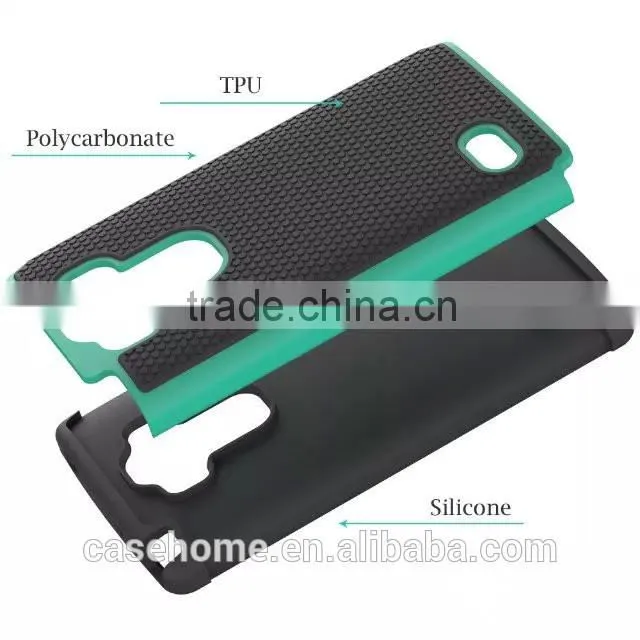 New Products 2 in 1 Hybrid TPU + Silicone Mobile Phone Case For LG Nexus 5X