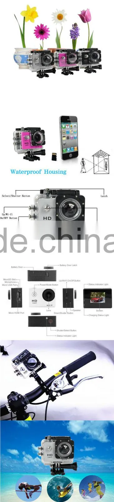 Underwater video camera fishing,hd 1080p sport video camera dv,hd video camera professional