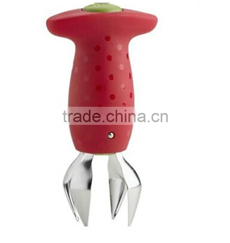 2015 new plastic strawberry slicer cutter
