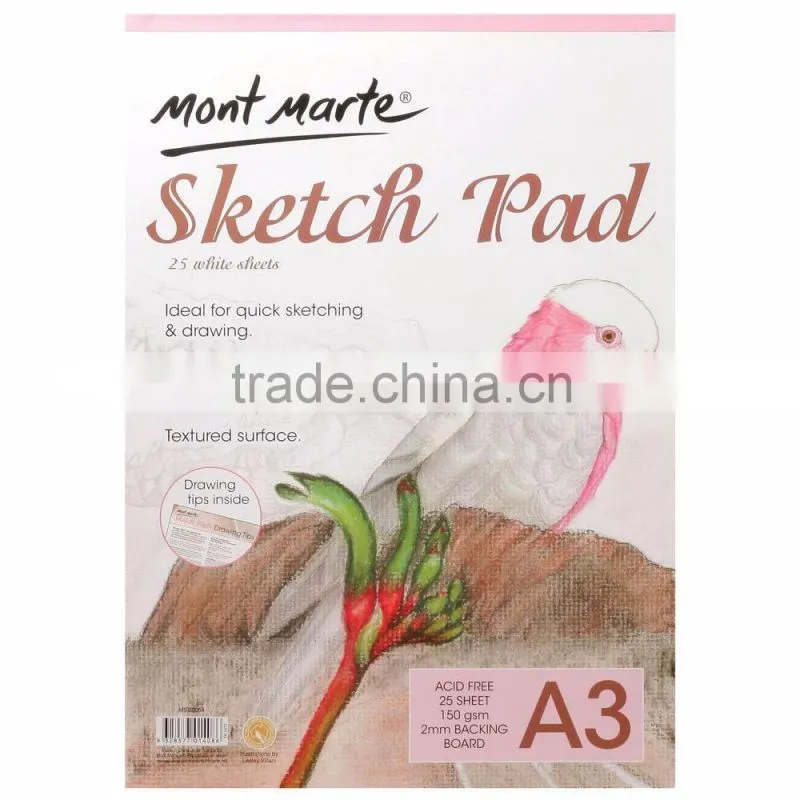 Mont Marte Sketch Pad 150gsm 25 sheet A3