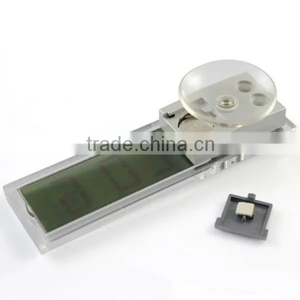 Lcd Display Digital Clock For Car With Suction Cup