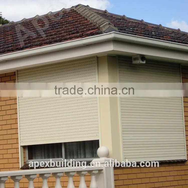 White and IVory color window shutter aluminum shutter