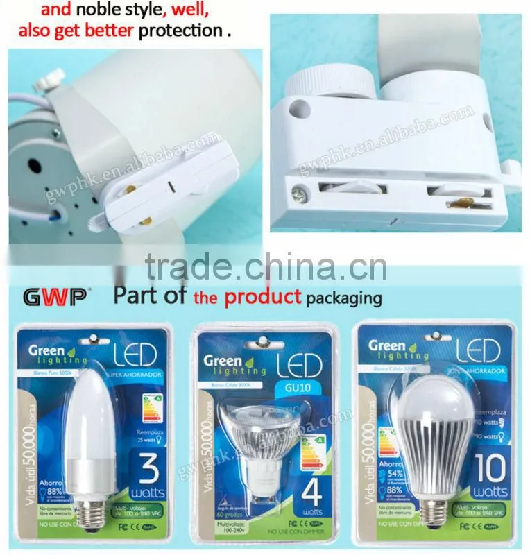 Dimmable 9W LED track light led spotlight