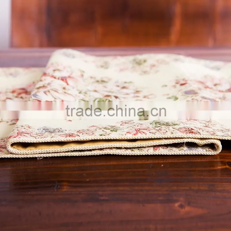 FACTORY wholesale splice table cloth burlap table runner