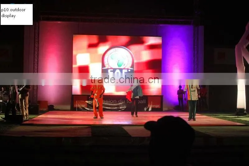 2014 hotsales Outdoor waterproof 32x16 P10 full Color led module led display