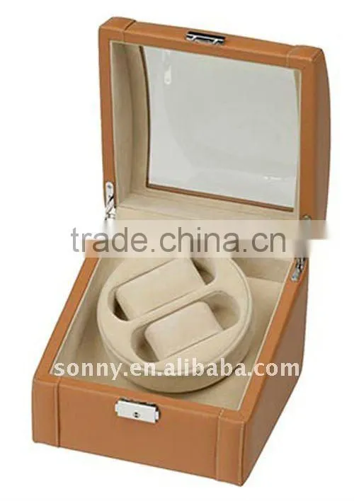 Fancy Double Leather watch winder
