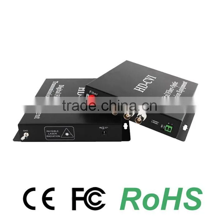 4 Channel HD-CVI Video Compatible HDCVI Optical Converter