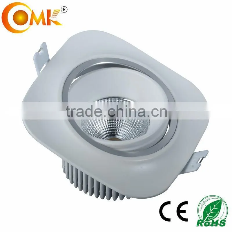 Zhongshan Guzhen 10W white round cob led downlight recessed lights housing