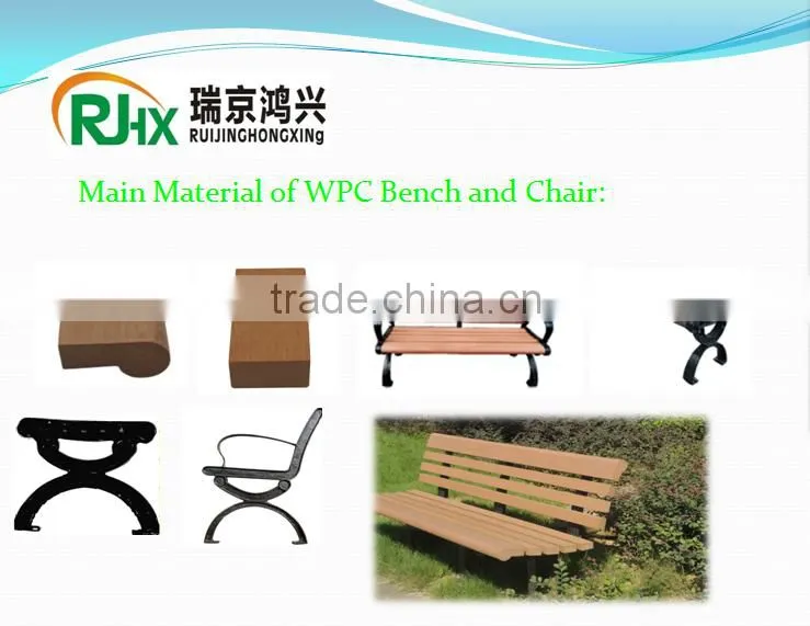 Cheap outdoor wood-plastic composite chairs/Wood plastic composites furniture