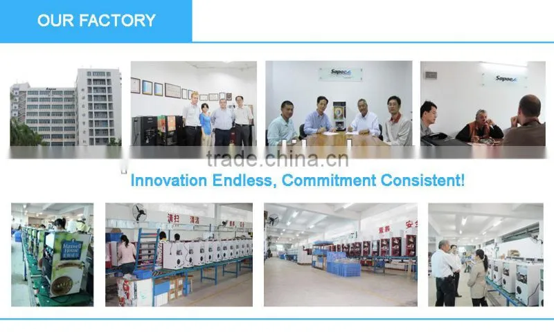 Sapoe cafe machines with CE approval