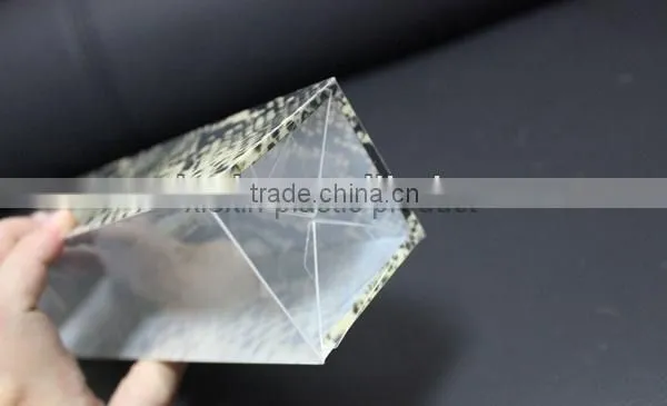 new custom clear pvc gift boxes for towels