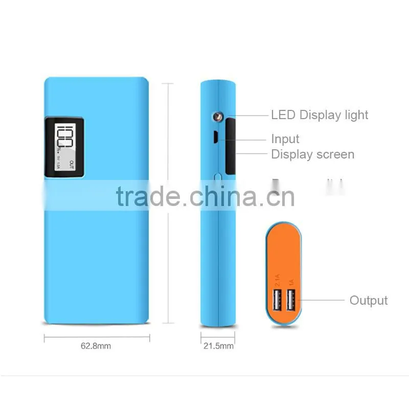 2015 Hot universal power bank move power charger with HD LCD display
