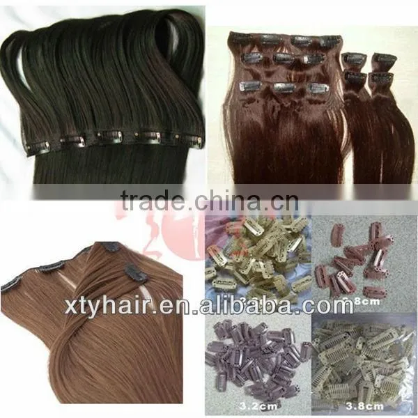 wholesale virgin brazilian clip in hair extensions virgin hair made in china