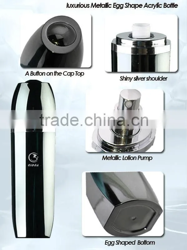 40ml 60ml 80ml 100ml 120ml 150ml Oval Lotion Pump Cosmetic Fashion Bottle