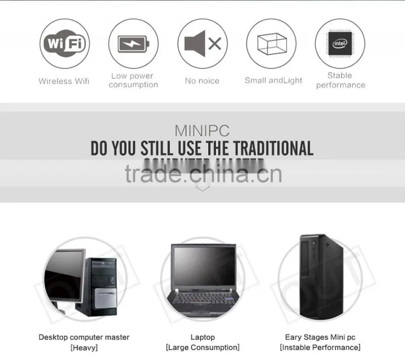 Pentium 3805U MINI PC Dual Lan 2G RAM 64G SSD Haswell Barebone Computer With VGA,Support Msata +2.5inch hdd MINI PC SSD