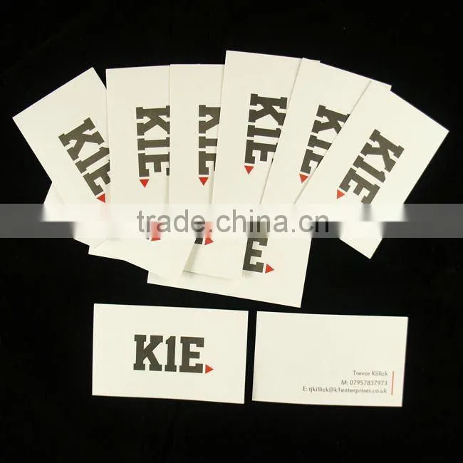 High quality embossed business cards