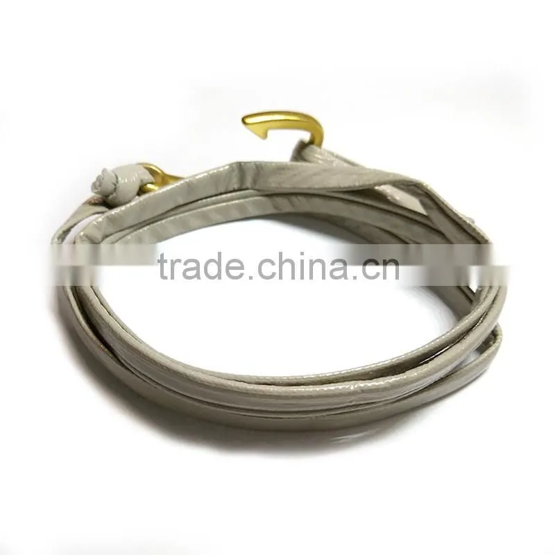 diamond gold bracelet with anchor fancy mens alloy chinabracelet leather bracelet stainless steel chain
